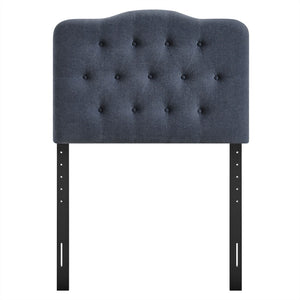 Modway Furniture Annabel Modway Tufted Upholstered Twin Headboard with Foam Padding for Guest Bedroom Denim MOD-7265-DEN