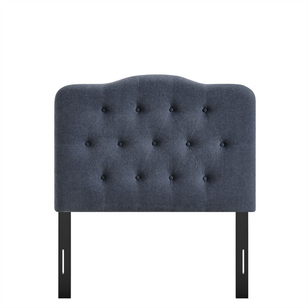 Modway Furniture Annabel Modway Tufted Upholstered Twin Headboard with Foam Padding for Guest Bedroom Denim MOD-7265-DEN