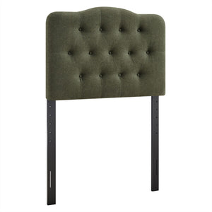 Modway Furniture Annabel Modway Tufted Upholstered Twin Headboard with Foam Padding for Guest Bedroom Sage MOD-7265-SGE