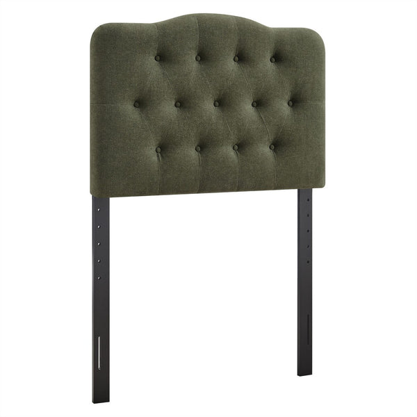 Modway Furniture Annabel Modway Tufted Upholstered Twin Headboard with Foam Padding for Guest Bedroom Sage MOD-7265-SGE