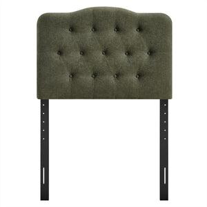 Modway Furniture Annabel Modway Tufted Upholstered Twin Headboard with Foam Padding for Guest Bedroom Sage MOD-7265-SGE