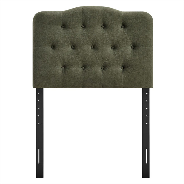 Modway Furniture Annabel Modway Tufted Upholstered Twin Headboard with Foam Padding for Guest Bedroom Sage MOD-7265-SGE