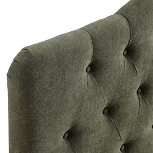 Modway Furniture Annabel Modway Tufted Upholstered Twin Headboard with Foam Padding for Guest Bedroom Sage MOD-7265-SGE