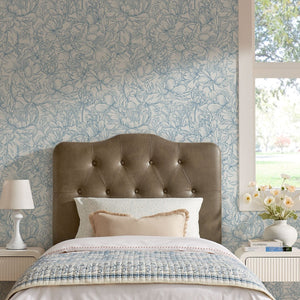 Modway Furniture Annabel Faux Leather Tufted Twin Headboard by Modway for Guest or Teen Bedroom Mushroom MOD-7266-MUS