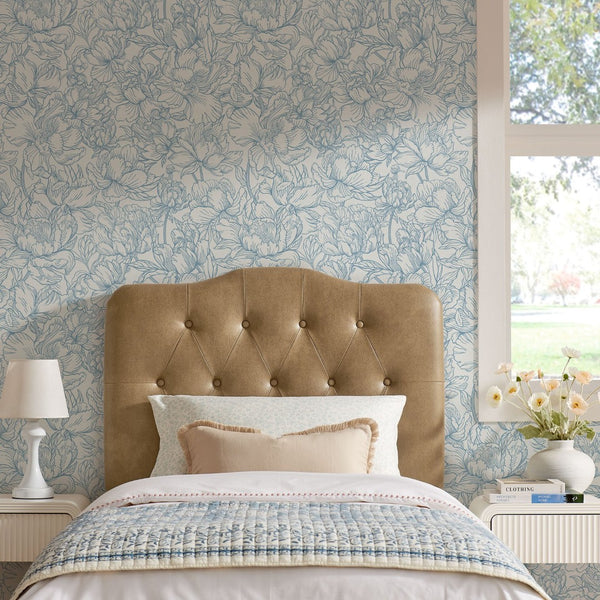 Modway Furniture Annabel Faux Leather Tufted Twin Headboard by Modway for Guest or Teen Bedroom Toast MOD-7266-TST