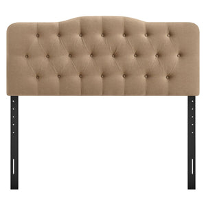 Modway Furniture Annabel Tufted Upholstered Queen Headboard with Foam Padding for a Refined Bedroom Almond MOD-7271-ALM