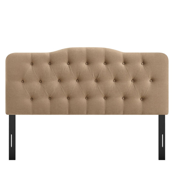 Modway Furniture Annabel Tufted Upholstered Queen Headboard with Foam Padding for a Refined Bedroom Almond MOD-7271-ALM