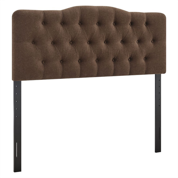 Modway Furniture Annabel Tufted Upholstered Queen Headboard with Foam Padding for a Refined Bedroom Cocoa MOD-7271-COA