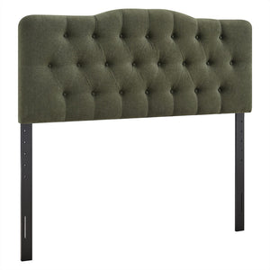 Modway Furniture Annabel Tufted Upholstered Queen Headboard with Foam Padding for a Refined Bedroom Sage MOD-7271-SGE