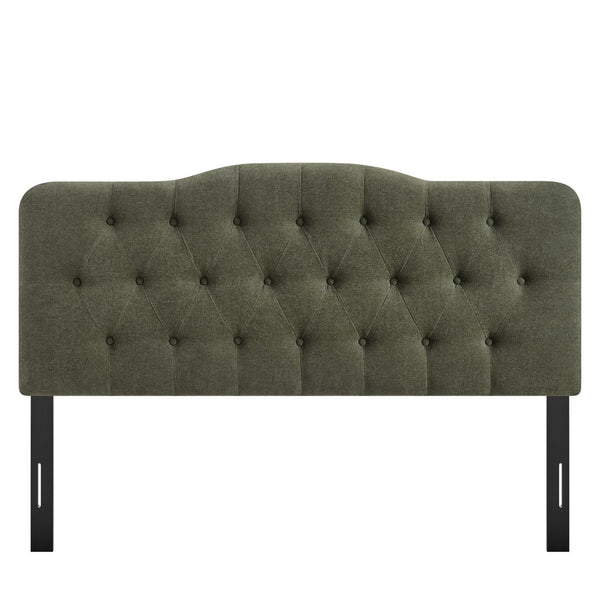 Modway Furniture Annabel Tufted Upholstered Queen Headboard with Foam Padding for a Refined Bedroom Sage MOD-7271-SGE