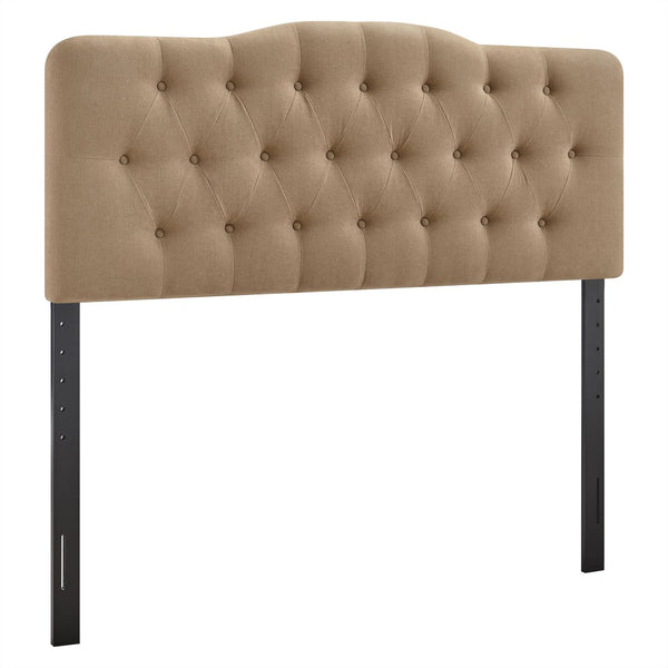 Modway Furniture Annabel Modway Tufted Upholstered King Headboard with Foam Padding for Bedroom Comfort Almond MOD-7274-ALM