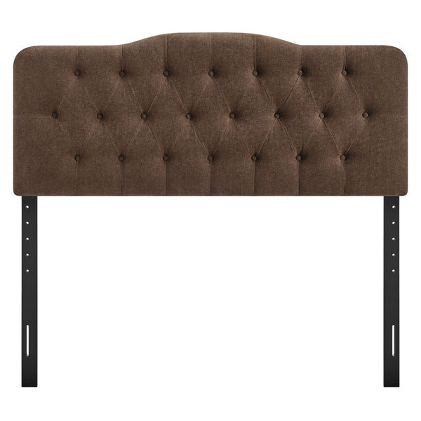 Modway Furniture Annabel Modway Tufted Upholstered King Headboard with Foam Padding for Bedroom Comfort Cocoa MOD-7274-COA