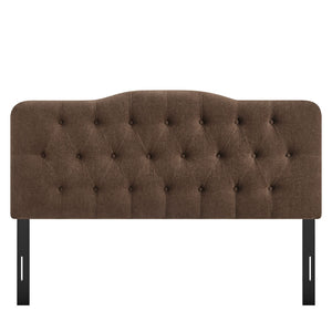 Modway Furniture Annabel Modway Tufted Upholstered King Headboard with Foam Padding for Bedroom Comfort Cocoa MOD-7274-COA