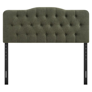 Modway Furniture Annabel Modway Tufted Upholstered King Headboard with Foam Padding for Bedroom Comfort Sage MOD-7274-SGE