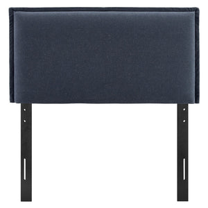 Modway Furniture Camille Modway Twin Headboard Slipcovered Foam Padded French Seam Bedroom Accent Denim MOD-7317-DEN