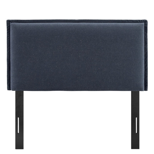 Modway Furniture Camille Modway Twin Headboard Slipcovered Foam Padded French Seam Bedroom Accent Denim MOD-7317-DEN