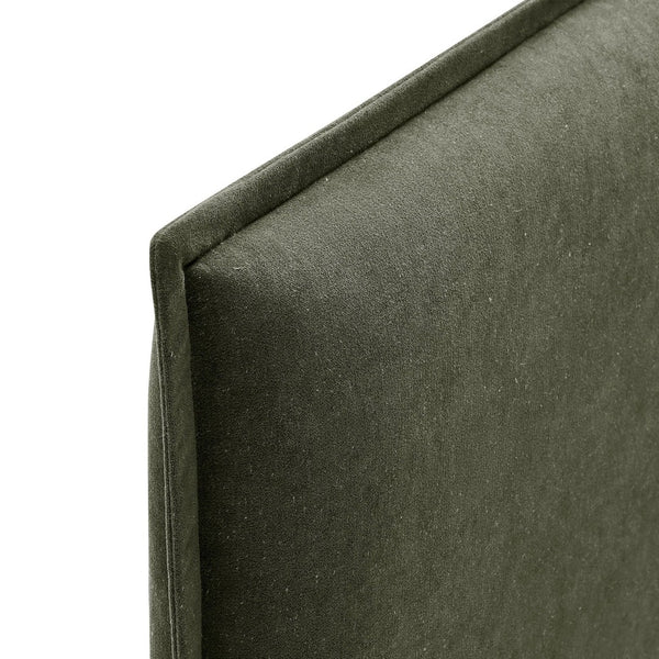 Modway Furniture Camille Modway Twin Headboard Slipcovered Foam Padded French Seam Bedroom Accent Sage MOD-7317-SGE