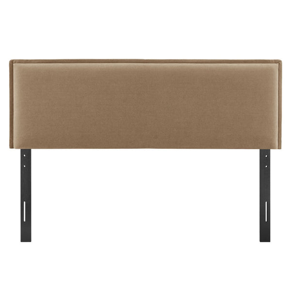 Modway Furniture Camille Modway Slipcover Headboard with French Seam Detailing and Foam Cushioned Panel Almond MOD-7320-ALM
