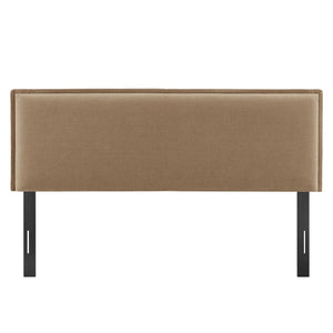 Modway Furniture Camille Modway Slipcover Headboard with French Seam Detailing and Foam Cushioned Panel Almond MOD-7320-ALM