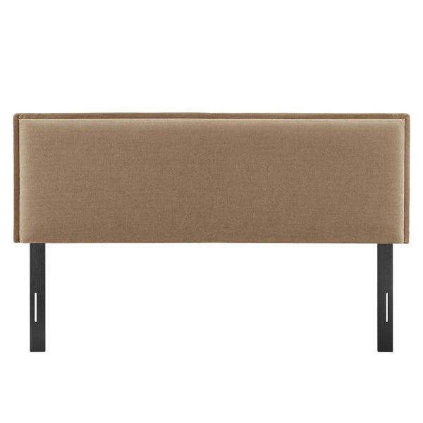 Modway Furniture Camille Modway Slipcover Headboard with French Seam Detailing and Foam Cushioned Panel Almond MOD-7320-ALM