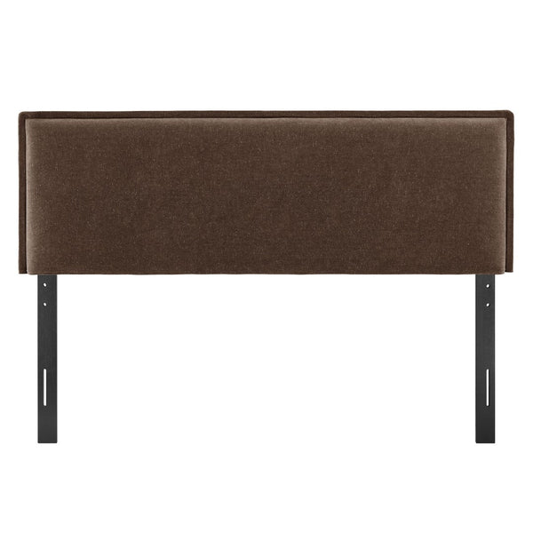 Modway Furniture Camille Modway Slipcover Headboard with French Seam Detailing and Foam Cushioned Panel Cocoa MOD-7320-COA