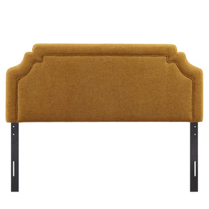 Modway Furniture Magnolia Modway Woven Heathered Queen Headboard Scalloped Upholstered Bedroom Accent Copper MOD-7335-COP