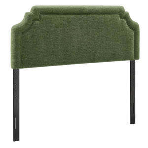 Modway Furniture Magnolia Modway Woven Heathered Queen Headboard Scalloped Upholstered Bedroom Accent Foliage MOD-7335-FOL