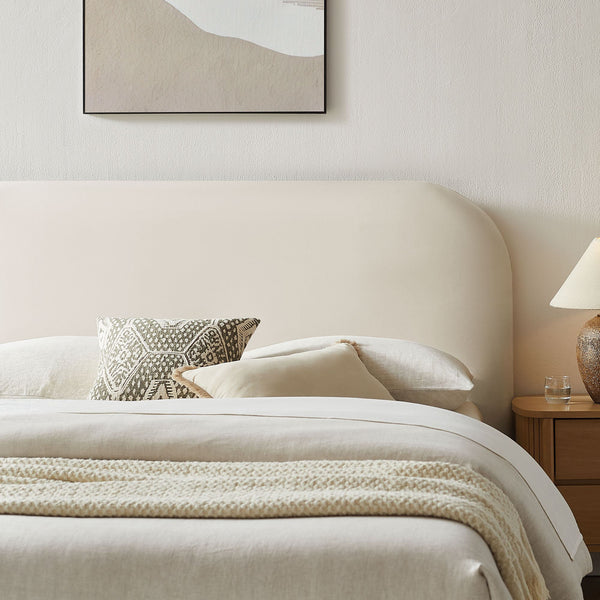 Modway Furniture Keynote Modway King Storage Bed Curved Cloud Headboard Performance Velvet Platform Brown - ALA MOD-7357-ALA