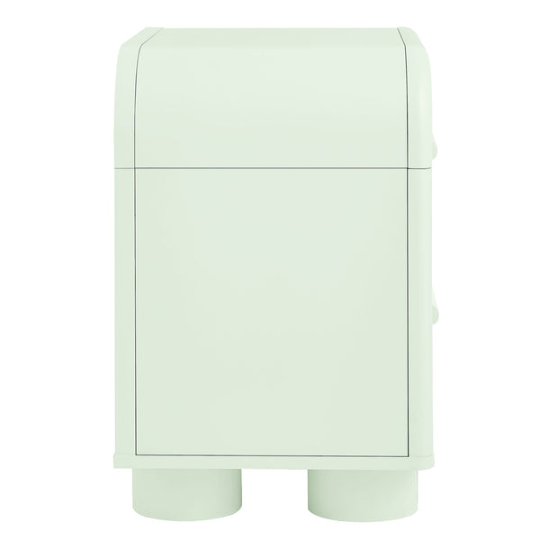 Modway Furniture Bellamy Curved Two Drawer Nightstand with Sculptural Form for Modern Bedrooms Green MOD-7385-SAG