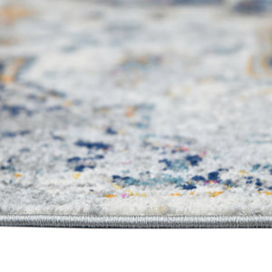 Amer Rugs Montana Moroccan Medallion Power-loom Area Rug - Vibrant Bohemian Design For Stylish Home Décor Gray,Blue Polypropylene Mon110203