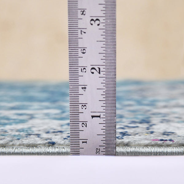 Amer Rugs Montana Contemporary Power-loom Area Rug With Vibrant Urban-inspired Patterns For Stylish Spaces Blue,Pink Polypropylene Mon123305