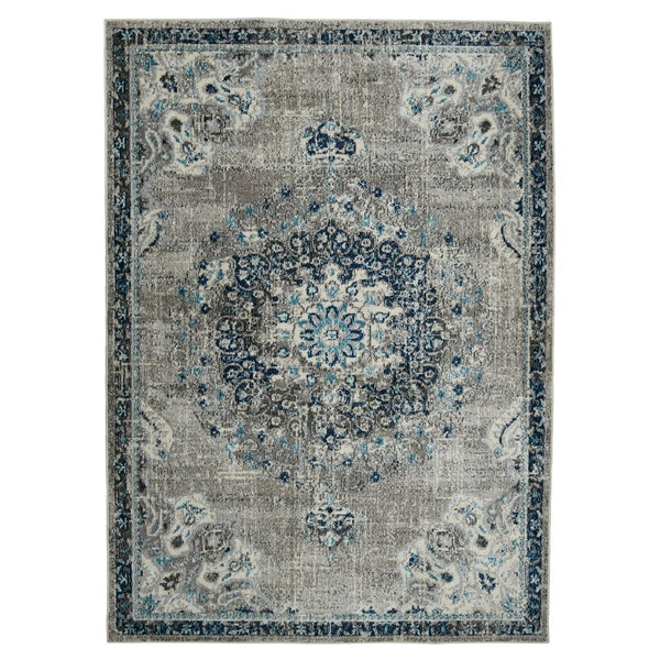 Amer Rugs Montana Moroccan Medallion Power-loom Area Rug - Vibrant Bohemian Design For Stylish Home Décor Teal Polypropylene Mon143305