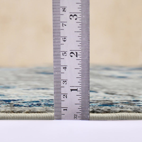 Amer Rugs Montana Moroccan Medallion Power-loom Area Rug - Vibrant Bohemian Design For Stylish Home Décor Teal Polypropylene Mon143305