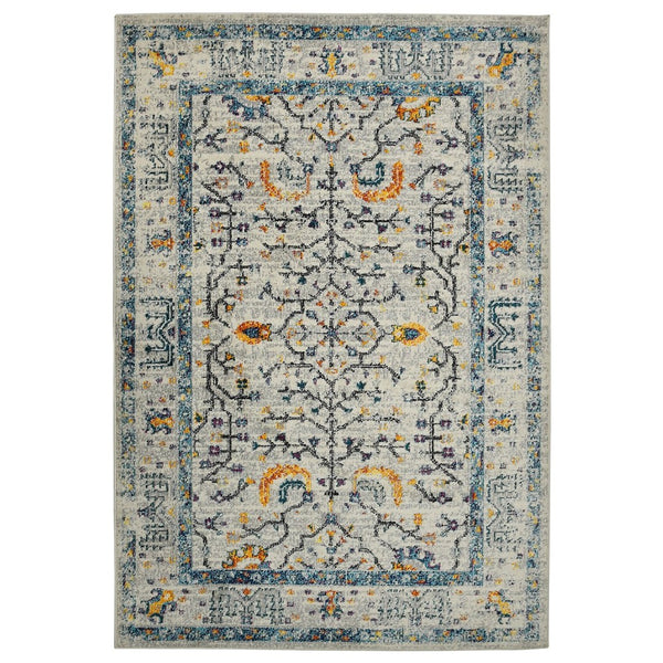 Amer Rugs Montanatransitional Vibrant Urban-inspired Area Rug – Durable Power-loomed Design For Any Room Ivory,Yellow Polypropylene Mon45376