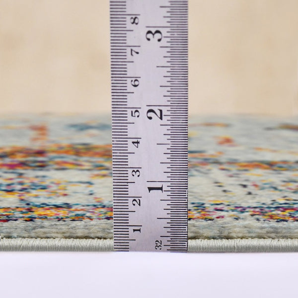 Amer Rugs Montanatransitional Vibrant Urban-inspired Area Rug – Durable Power-loomed Design For Any Room Ivory,Orange Polypropylene Mon53305