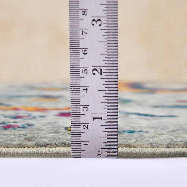 Amer Rugs Montanatransitional Vibrant Botanical Power-loom Area Rug – Brighten Your Space With Style! Ivory,Orange Polypropylene Mon75376