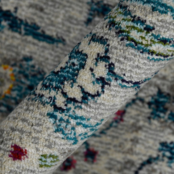 Amer Rugs Montanatransitional Vibrant Botanical Power-loom Area Rug – Brighten Your Space With Style! Ivory,Orange Polypropylene Mon75376