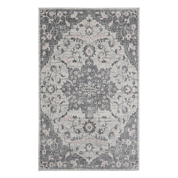 Amer Rugs Montana Moroccan Medallion Power-loom Area Rug - Vibrant Bohemian Design For Stylish Home Décor Gray Polypropylene Mon80203