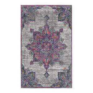 Amer Rugs Montana Moroccan Medallion Power-loom Area Rug - Vibrant Bohemian Design For Stylish Home Décor Pink Polypropylene Mon93305
