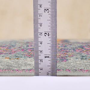 Amer Rugs Montana Moroccan Medallion Power-loom Area Rug - Vibrant Bohemian Design For Stylish Home Décor Pink Polypropylene Mon93305