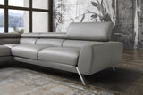 Mood Grey Leather Sectional