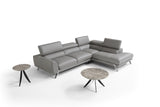 Mood Grey Leather Sectional