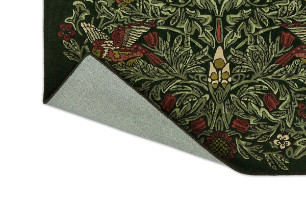 Brink & Campman Morris & Co Bird Green/Red 8'2" x 11'6"