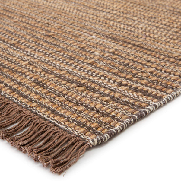 Jaipur Living Jaipur Living Handwoven Jute Area Rug Bohemian Flatweave with Fringe for Room 10' x 14' RUG146093