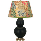 Matte Obsidian Double Gourd Table Lamp