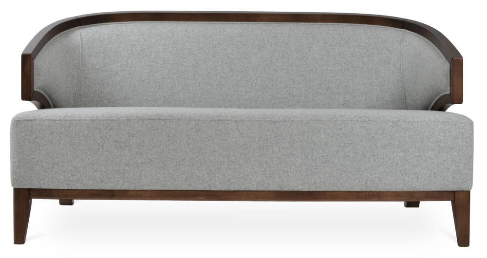 Soho Concept Mostar Sofa - Elegant Camira Blazer Wool, 10-year Guarantee, Durable Beech Wood Frame, Made In Turkey Silver  Soho-concept-dining-chair-13537