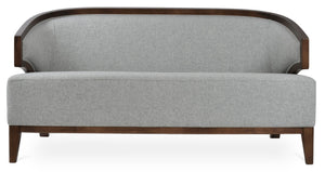 Soho Concept Mostar Sofa - Elegant Camira Blazer Wool, 10-year Guarantee, Durable Beech Wood Frame, Made In Turkey Walnut,Silver  Soho-concept-dining-chair-13540