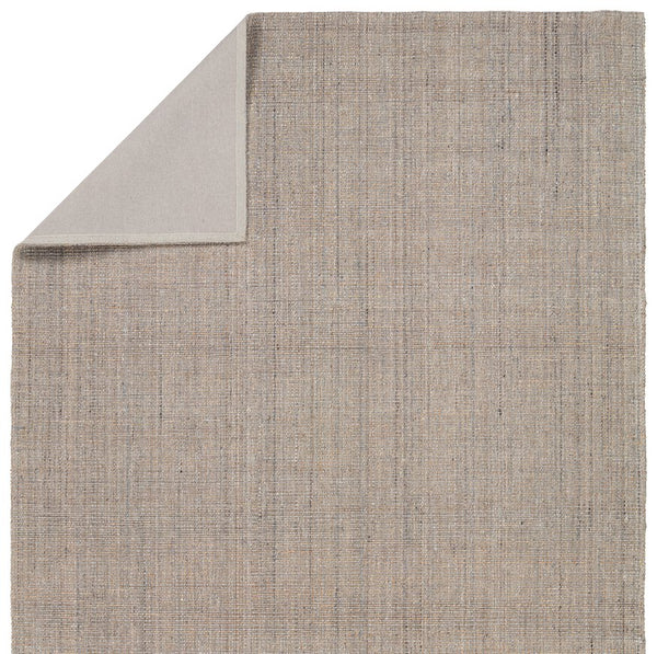 Jaipur Living Monterey Sutton Moy04 Handwoven Handmade 40% Wool 30% Jute 20% Polyester 10% Viscose Solids Solid Indoor Rug Tan, Gray 40% Wool 30% Jute 20% Polyester 10% Viscose, 100% Cotton Rug158249