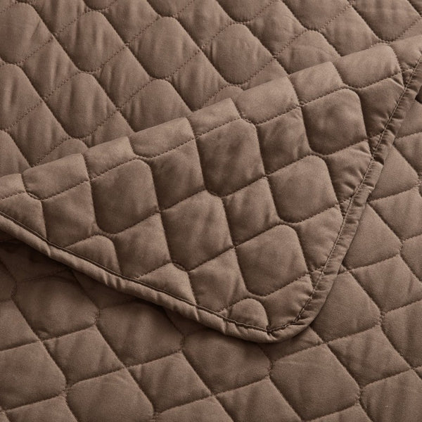 JLA Home Nocturne Velvet Jacquard Comforter Set 10 Piece Glam Layered Bedding with Quilt and Shams MP10-9068