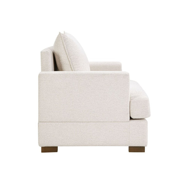 JLA Home Tasha Oversized Lounge Arm Chair with Plush Padded Seat and Solid Wood Legs for Living Rooms MP103-1299